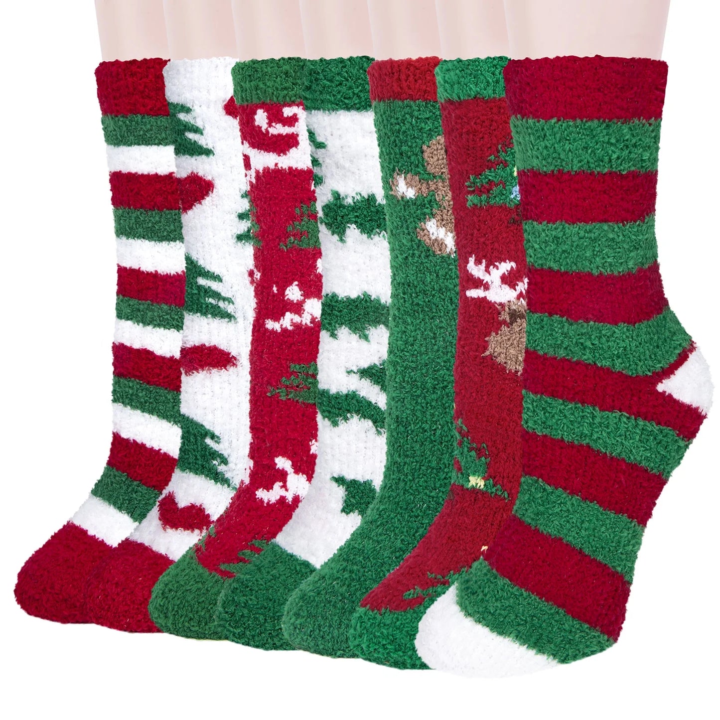 Fuzzy Socks Womens Cozy Fluffy Socks for Women Soft Winter Warm for Home Christmas Gifts