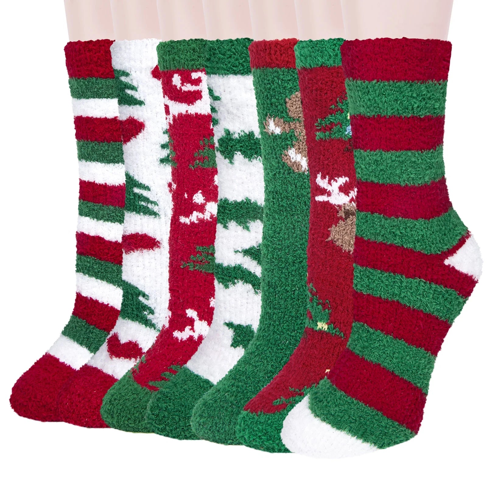 Fuzzy Socks Womens Cozy Fluffy Socks for Women Soft Winter Warm for Home Christmas Gifts