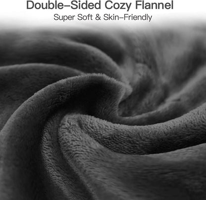 Royalcraft Electric Blanket King Size with Dual Control, 10 Heating Levels& 12 Hours Auto-Off, Overheat Protection, Grey