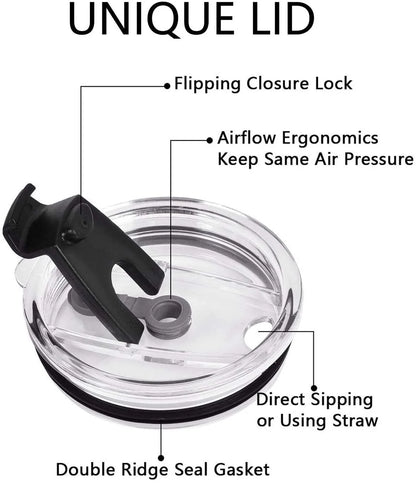 2 Pack 30 Oz Stainless Steel Tumblers with Lids Straws , Double Wall Travel Tumblers , Vacuum Insulated Coffee Cup , Mint