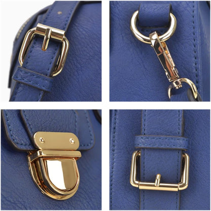 Women Barrel Handbags Fashion Satchel Bags Top Handle Shoulder Purses Vegan Leather Work Tote