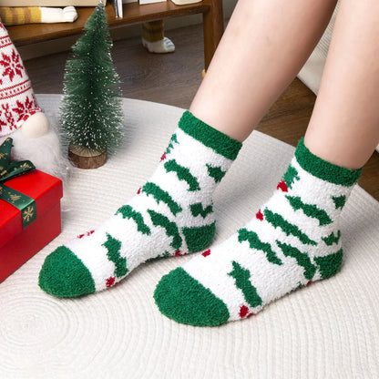 Fuzzy Socks Womens Cozy Fluffy Socks for Women Soft Winter Warm for Home Christmas Gifts
