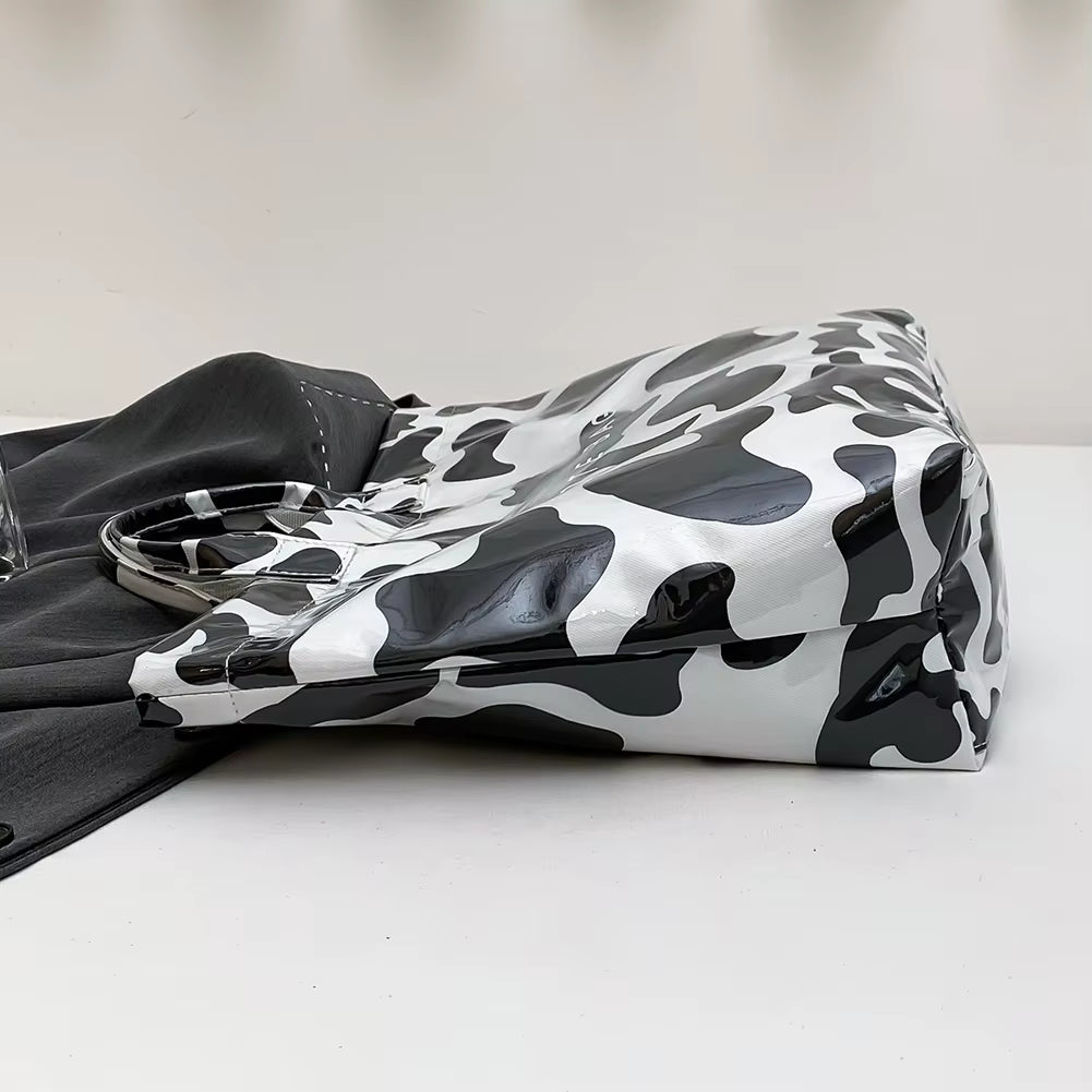 Women Fashion Tote Bag Daily Commuting Bag Large Capacity Slouchy Carrying Bag Stylish Top Handle Bag Outdoor Travel Bag