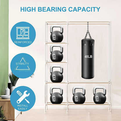 Portable Closet, Portable Wardrobe with 3 Drawer and 4 Storage Shelves and Side Pocket for Clothes Storage Organizer,Coffee