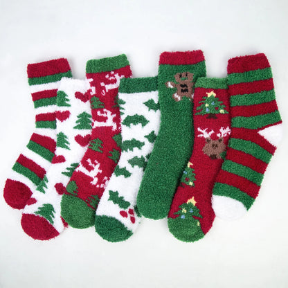 Fuzzy Socks Womens Cozy Fluffy Socks for Women Soft Winter Warm for Home Christmas Gifts