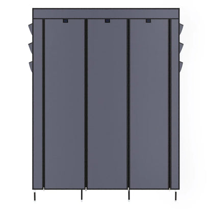 69" Wardrobe Clothing Storage, Gray