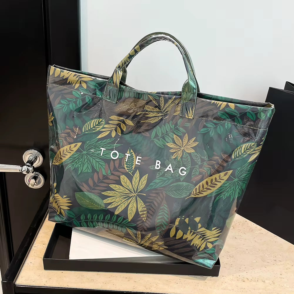 Women Fashion Tote Bag Daily Commuting Bag Large Capacity Slouchy Carrying Bag Stylish Top Handle Bag Outdoor Travel Bag