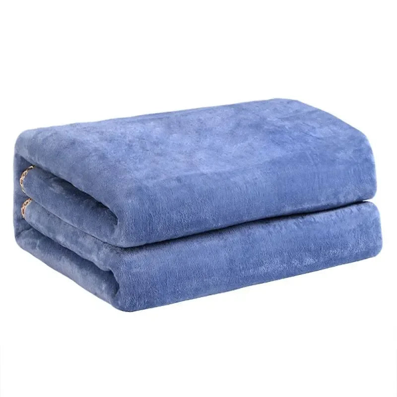 220V Coral Fleece Throw Heated Electric Sheet Thickenthermostat Electric Blankets Security Electric Heating Blanket Mattress