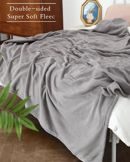 Electric Heated Blanket 72"X84" Full Size Warm for Whole Body, 4 Heating Levels and 10 Hours Auto-Off Overheating Protection - Grey