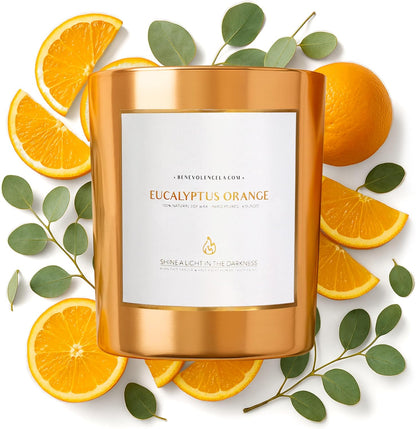 Bergamot & Jasmine Scented Candle | Soy Candles, Black Candle for Home | Gifts for Women and Men | Home Fragrance | Aromatherapy | 8Oz, 45 Hour Burn - Jasmine